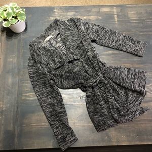 ✨Loft Kimono Sweater in Marled Heather Gray sz MP